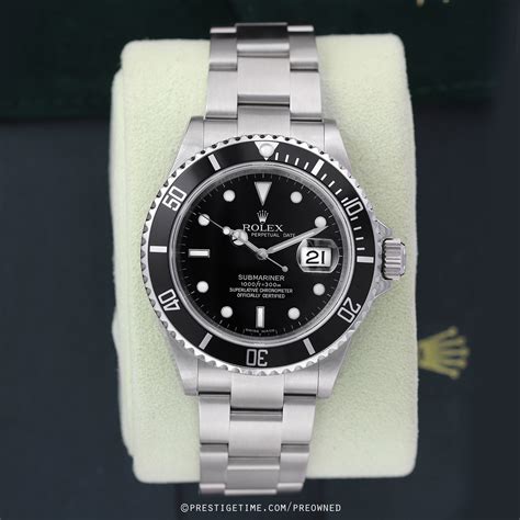 Rolex Submariner 16610 T Ghiera Bloccata 